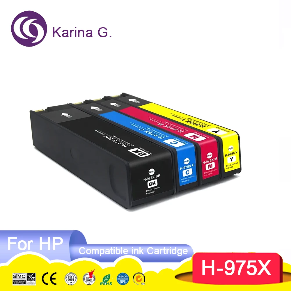 975 975X Премиум-совместимый цветной струйный картридж для HP975 для принтера HP Pagewide pro 452dn/dw/477dn/dw/5552dw/577dw/z
975 975X Премиум-совместимый цветной струйный картридж для HP975 для принтера HP Pagewide pro 452dn/dw/477dn/dw/5552dw/577dw/z