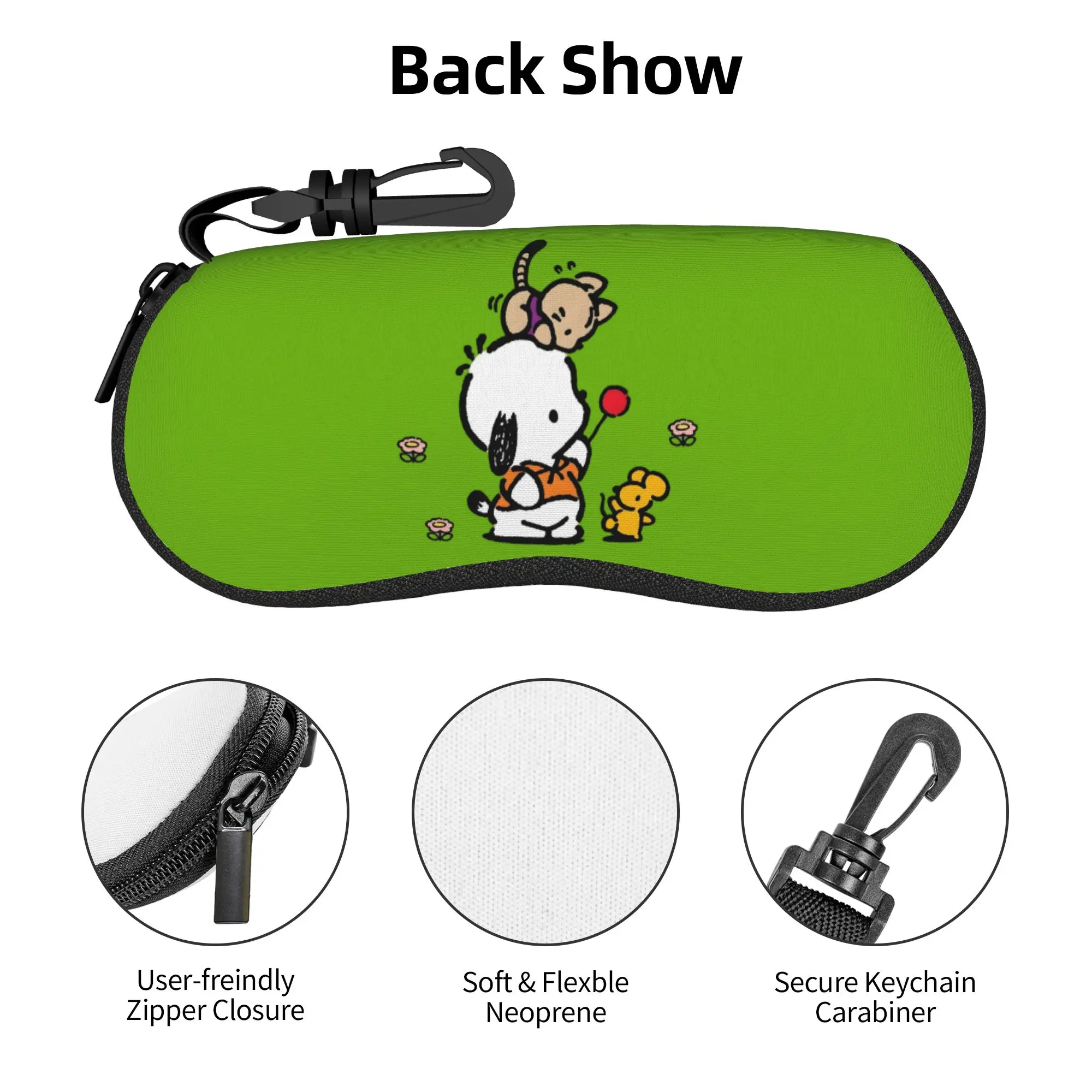 Anime Pochacco Shell Eyeglasses Case Women Men Cute Kawaii Cartoon Glasses Case Sunglasses Box Pouch
Anime Pochacco Shell Eyeglasses Case Women Men Cute Kawaii Cartoon Glasses Case Sunglasses Box Pouch