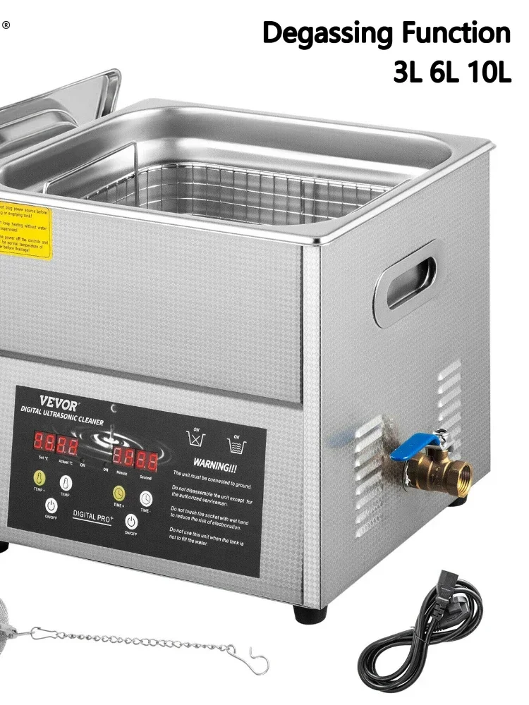 3L 6L 10L Ultrasonic Cleaner W/ Degassing Function Portable Washing Machine Ultrasound Bath Diswasher Sonic Home Appliance
3L 6L 10L Ultrasonic Cleaner W/ Degassing Function Portable Washing Machine Ultrasound Bath Diswasher Sonic Home Appliance
