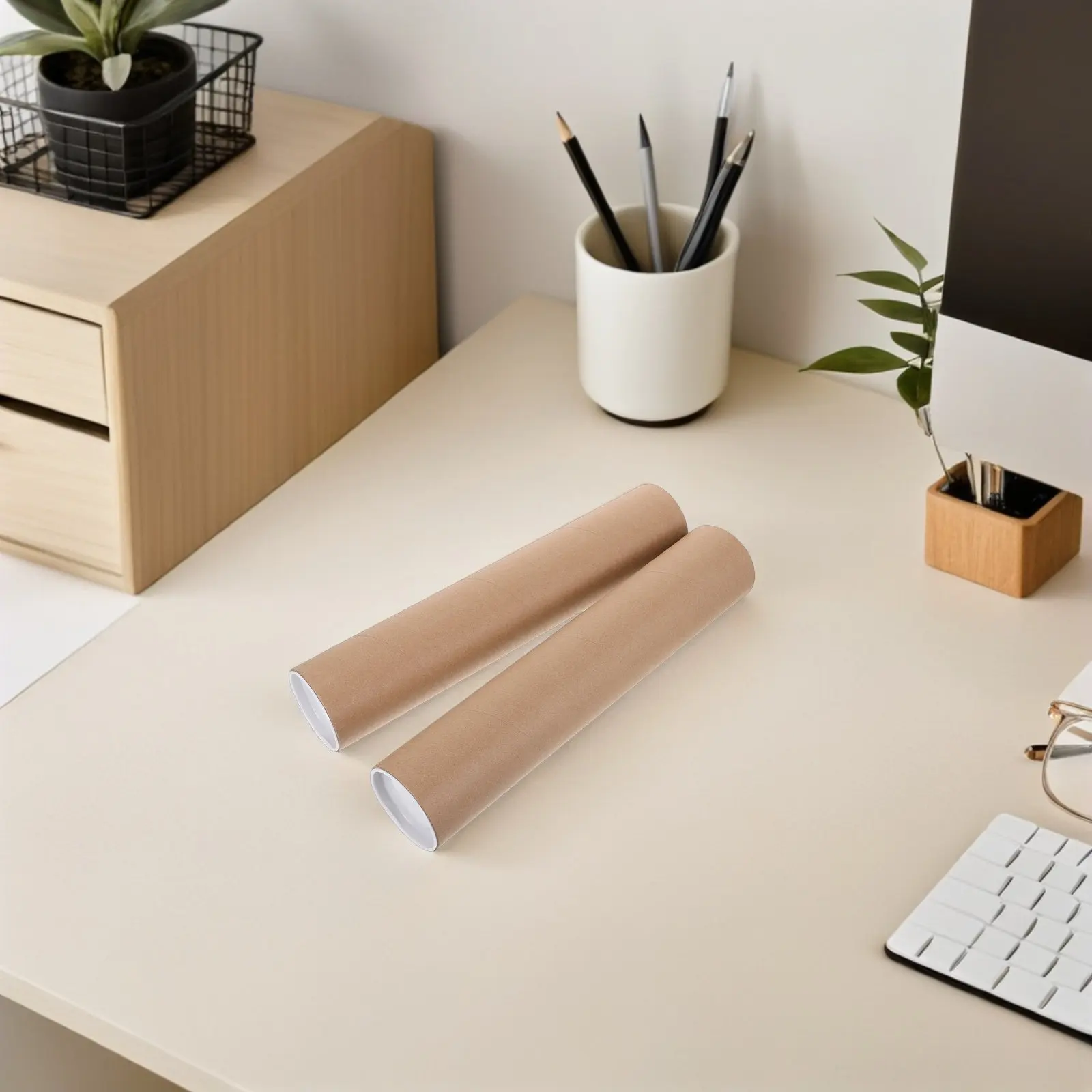 2Pcs Poster Tubes Mailing Heavy Duty Paper Poster Storage Tubes Plastic Caps for Artwork Blueprints Document Shipping
2Pcs Poster Tubes Mailing Heavy Duty Paper Poster Storage Tubes Plastic Caps for Artwork Blueprints Document Shipping