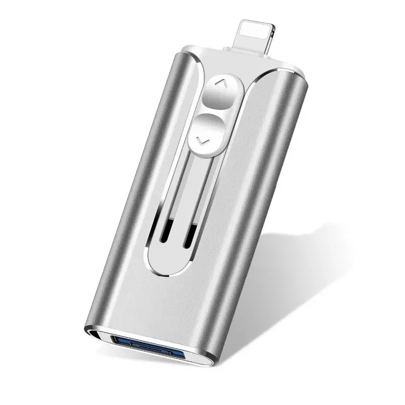 4in1 USB 3.0 Flash Drive For Iphone TYPE-C 128GB/256GB/512GB/1TB OTG Pen Drive Thumb Drive TYPE-C Memory Stick 4 In 1 Micro USB
4in1 USB 3.0 Flash Drive For Iphone TYPE-C 128GB/256GB/512GB/1TB OTG Pen Drive Thumb Drive TYPE-C Memory Stick 4 In 1 Micro USB