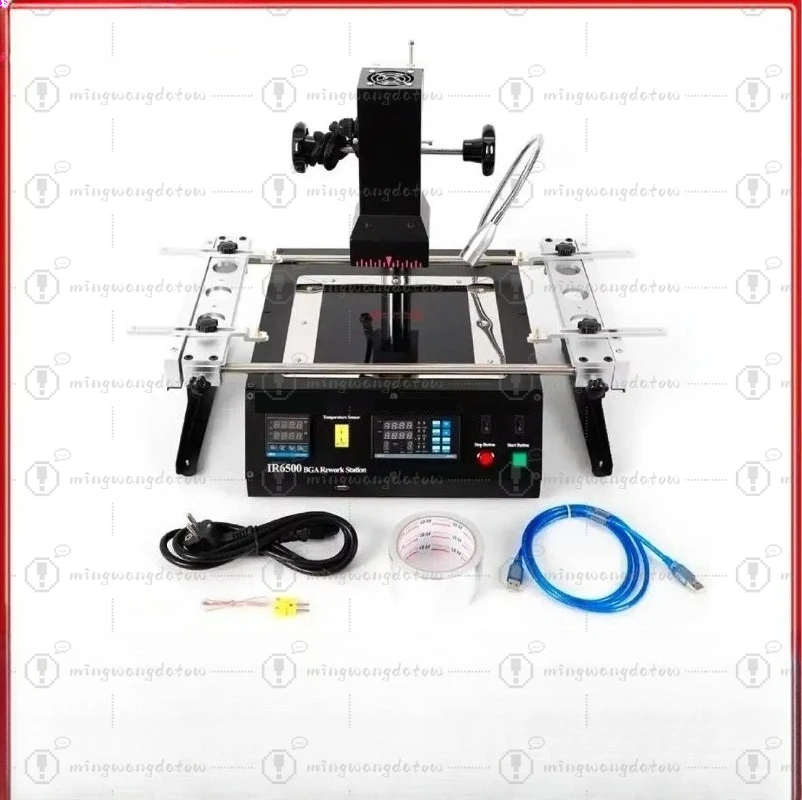 IR6500 BGA Rework Station Infrared Solder Welder System with Closed-loop Temperature Control w/USB Cable for Welding Rpairing
IR6500 BGA Rework Station Infrared Solder Welder System with Closed-loop Temperature Control w/USB Cable for Welding Rpairing