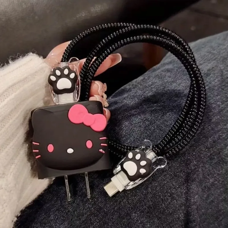 Hello Kitty Charger Protective Cover Girl Gift Kawaii Desktop Ornament Data Cable Protection Decoration Children Toy Wholesale
Hello Kitty Charger Protective Cover Girl Gift Kawaii Desktop Ornament Data Cable Protection Decoration Children Toy Wholesale