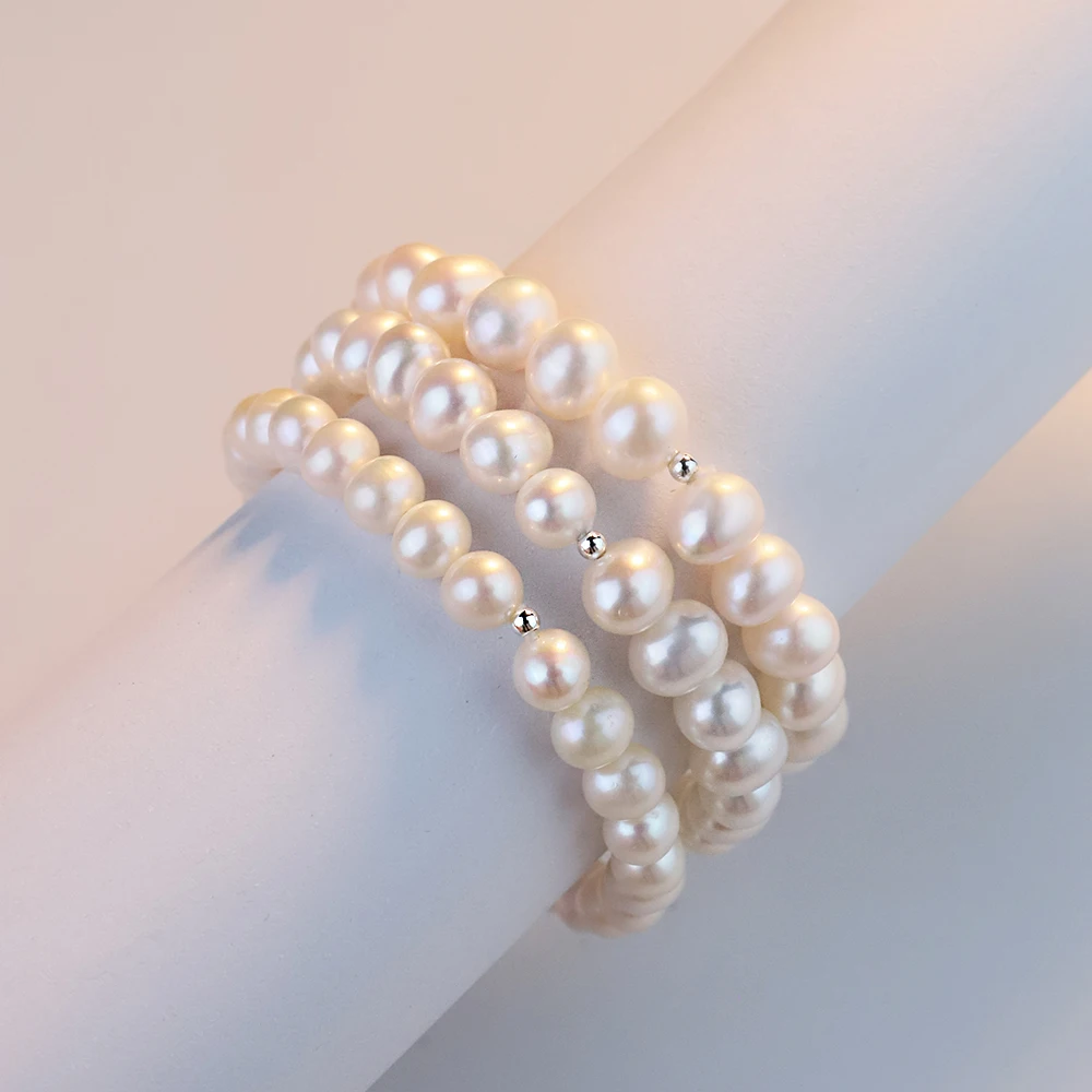 6A Grade Pearl Bracelet, 925 Silver Plated Copper Chain, AAA Quality Cultured Pearl Beaded Jewelry Gift for Women
6A Grade Pearl Bracelet, 925 Silver Plated Copper Chain, AAA Quality Cultured Pearl Beaded Jewelry Gift for Women