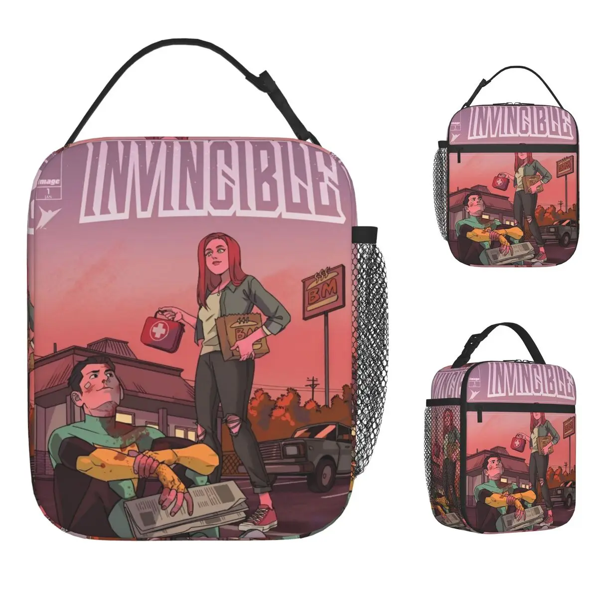 Invincible Lunch Bag Fun Lunch Box For Unisex Picnic Portable Zipper Cooler Bag Oxford Designer Tote Food Bags
Invincible Lunch Bag Fun Lunch Box For Unisex Picnic Portable Zipper Cooler Bag Oxford Designer Tote Food Bags