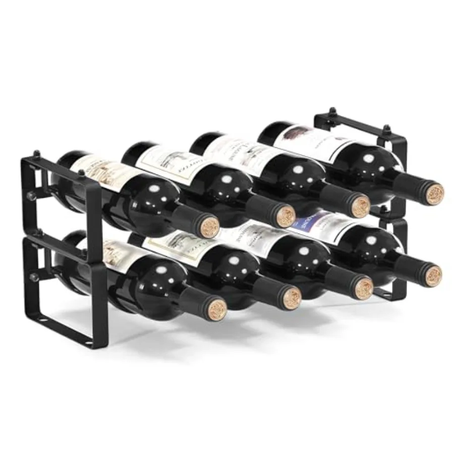 Stackable Wine Rack Countertop, Sturdy Wine Bottle Holder Freestanding for Cabinet, Small Tabletop Wine Holder Stand for Pantry
Stackable Wine Rack Countertop, Sturdy Wine Bottle Holder Freestanding for Cabinet, Small Tabletop Wine Holder Stand for Pantry