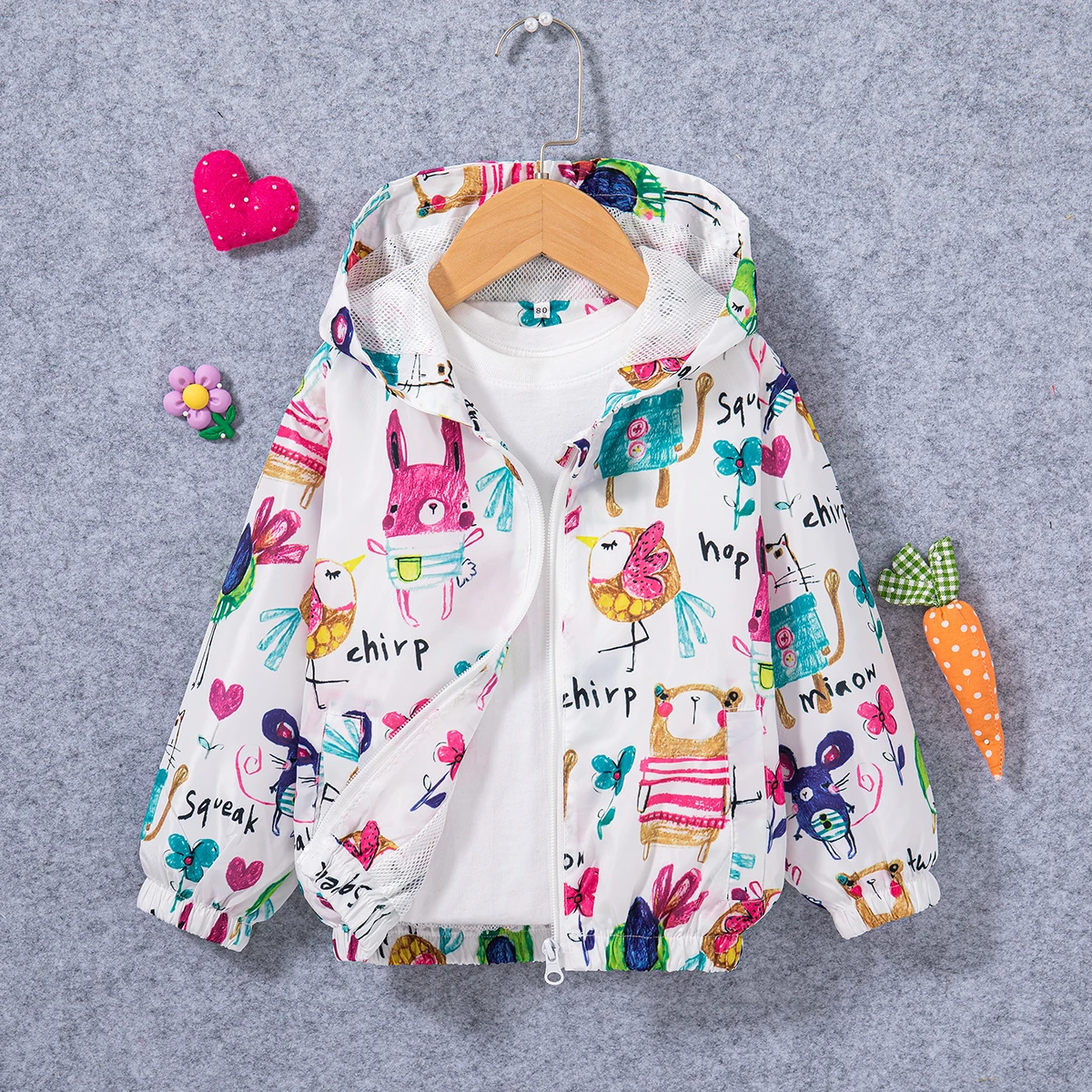 Children's Jacket Autumn/Winter Cotton Cartoon Graffiti Hooded Long Sleeved Children's Coat Cute Casual Children's Sports Shirt
Children's Jacket Autumn/Winter Cotton Cartoon Graffiti Hooded Long Sleeved Children's Coat Cute Casual Children's Sports Shirt