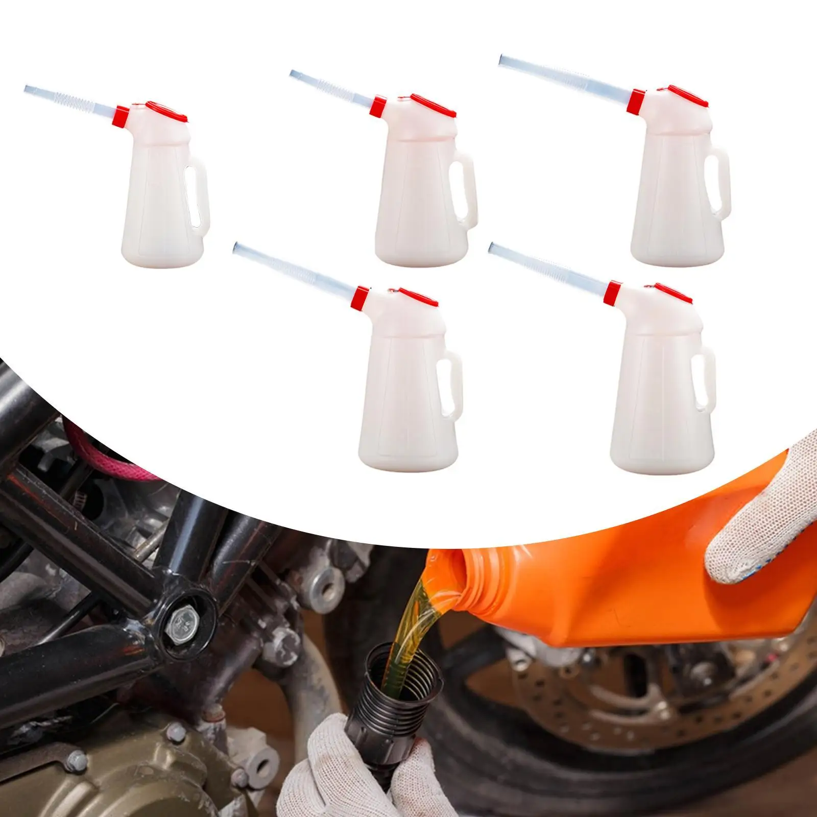 Leakproof Oil Pot with Ergonomic Handle PP Material Oil Measuring Jug for Automotive Fuel Oil for Car Motorcycle Boat
Leakproof Oil Pot with Ergonomic Handle PP Material Oil Measuring Jug for Automotive Fuel Oil for Car Motorcycle Boat