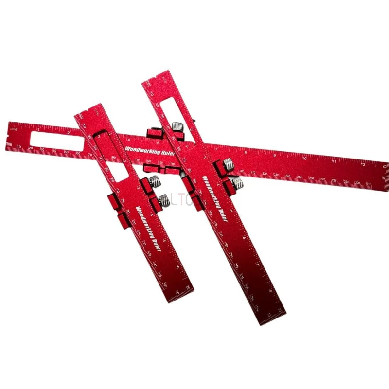 Carpenter with Limit Device Positioning Ruler Aluminum Alloy T-shaped Ruler Multi Specification Height Measurement Marking Tool
Carpenter with Limit Device Positioning Ruler Aluminum Alloy T-shaped Ruler Multi Specification Height Measurement Marking Tool