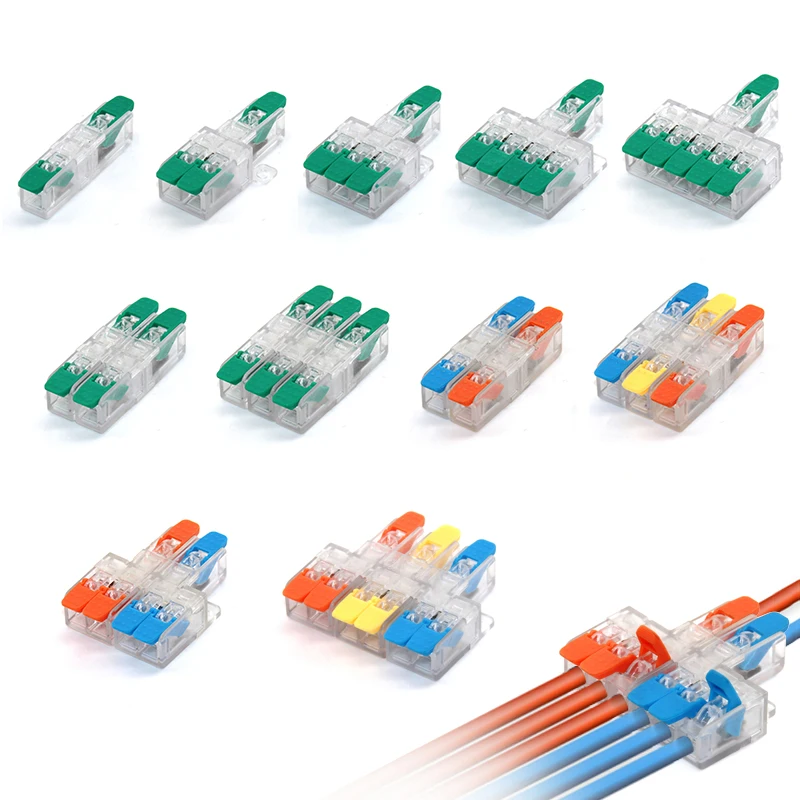 5PCS Fast Wire Electrical Connectors 1/2/3 Pin Push-in Cable Wire Connector Universal Compact Splitter Fast Terminal Block
5PCS Fast Wire Electrical Connectors 1/2/3 Pin Push-in Cable Wire Connector Universal Compact Splitter Fast Terminal Block