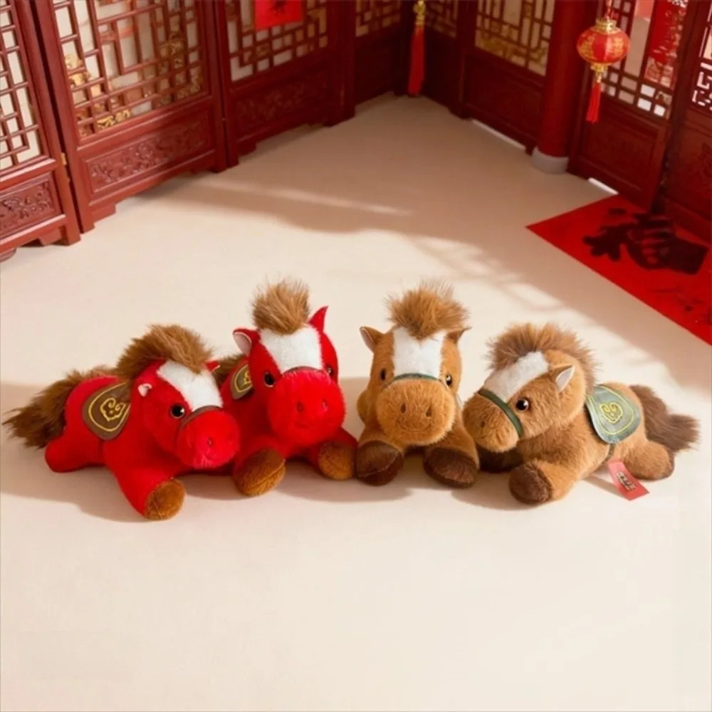 Soft Stuffed Zodiac Horse Cute Lying Prone Position Plush Pony Doll Realistic Pony Vibrant Colors Lucky Mascot Room Decor
Soft Stuffed Zodiac Horse Cute Lying Prone Position Plush Pony Doll Realistic Pony Vibrant Colors Lucky Mascot Room Decor