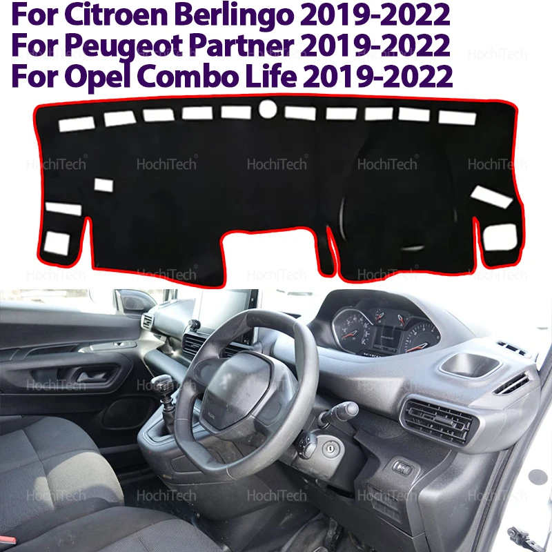 Car Dashboard Cover Avoid Light Pad Cover Mat Carpet for Citroen Berlingo for Peugeot Partner for Opel Combo Life 2019 2020-2022
Car Dashboard Cover Avoid Light Pad Cover Mat Carpet for Citroen Berlingo for Peugeot Partner for Opel Combo Life 2019 2020-2022