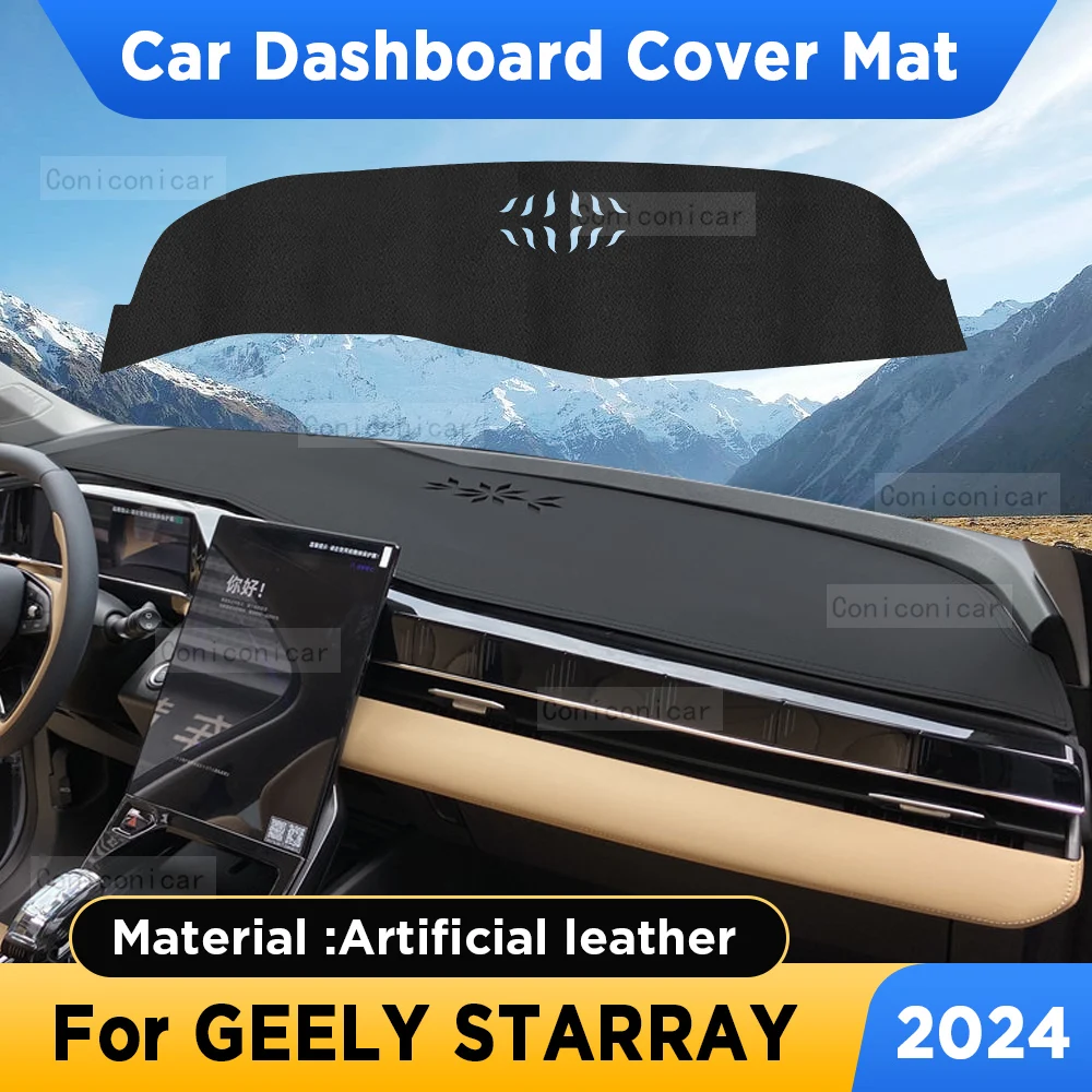 Для GEELY STARRAY 2024, чехол для приборной панели автомобиля, коврик от солнца, коврик из искусственной кожи, инструмент, панель, ковры, аксессуары
Для GEELY STARRAY 2024, чехол для приборной панели автомобиля, коврик от солнца, коврик из искусственной кожи, инструмент, панель, ковры, аксессуары