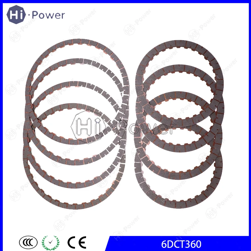 6DCT360 Auto Transmission clutch friction plate For Ford Zotye MG6 car gearbox disc kit 
6DCT360 Auto Transmission clutch friction plate For Ford Zotye MG6 car gearbox disc kit