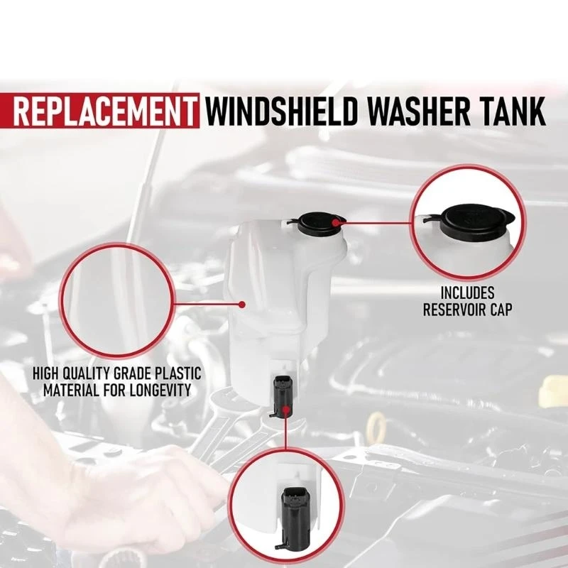 37JE Windshield Washer Reservoir with Pump Replaces 85315-02030, 8531502030 Compatible
37JE Windshield Washer Reservoir with Pump Replaces 85315-02030, 8531502030 Compatible