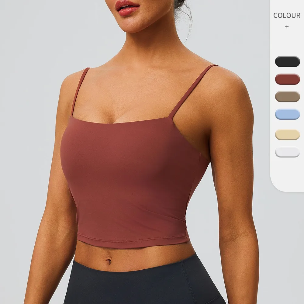 Women Adjustable Spaghetti Strap Sports Cami Top Padded Quick Dry Breathable Fitness Workout Tank Top
Women Adjustable Spaghetti Strap Sports Cami Top Padded Quick Dry Breathable Fitness Workout Tank Top