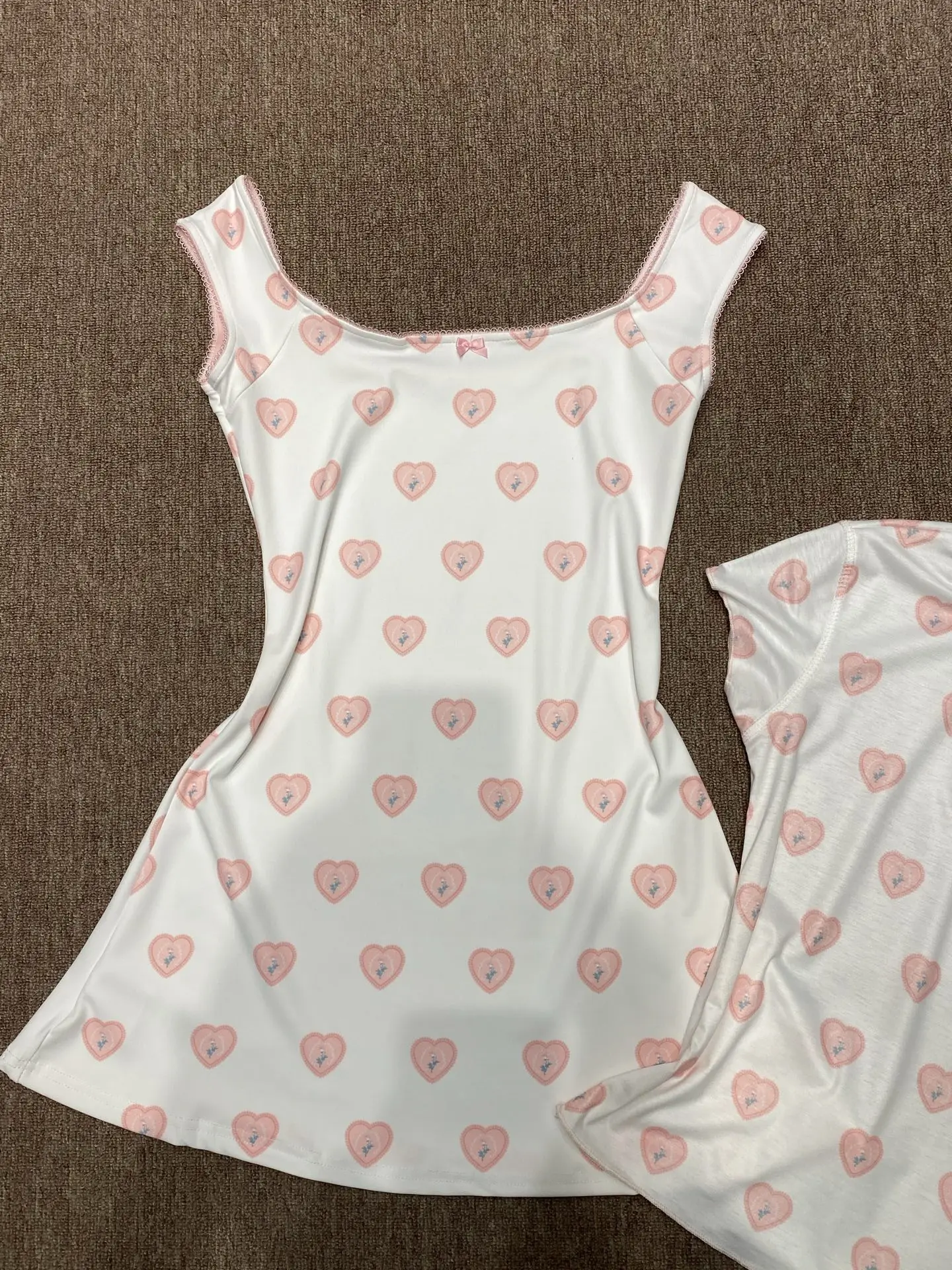Summer New Style Women's Slim Fit Vest Dress Heart Print Casual Commute Cotton round Neck Loose Type Waist Cinched
Summer New Style Women's Slim Fit Vest Dress Heart Print Casual Commute Cotton round Neck Loose Type Waist Cinched