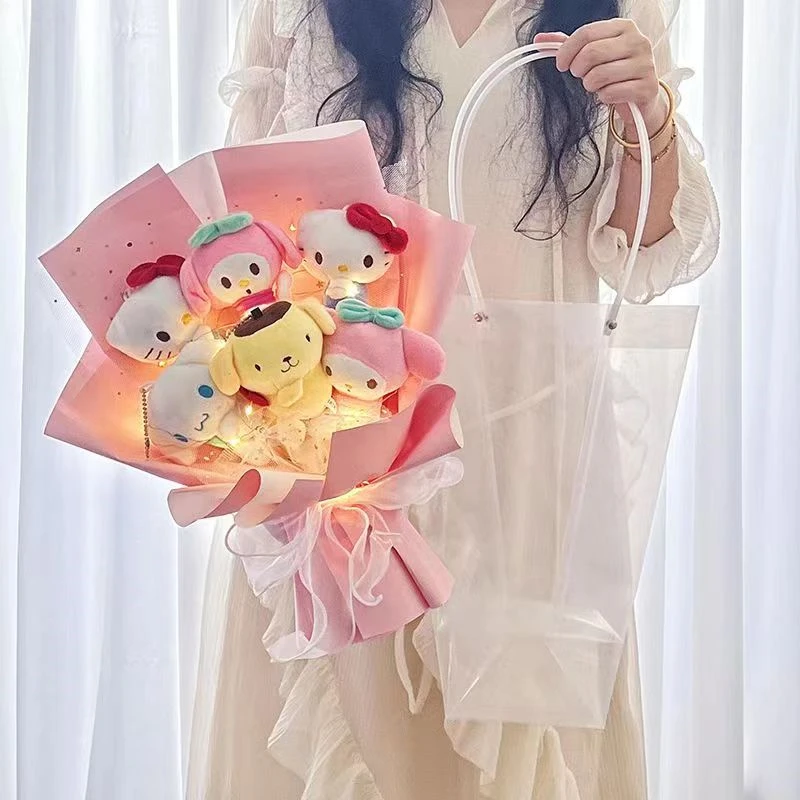 Anime Kuromi My Melody Cinnamoroll Kt Cat Cartoon Bouquet Kawaii Plush Doll Toy Kids Birthday Valentine's Day Christmas Gifts
Anime Kuromi My Melody Cinnamoroll Kt Cat Cartoon Bouquet Kawaii Plush Doll Toy Kids Birthday Valentine's Day Christmas Gifts