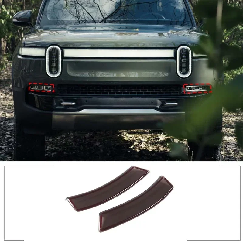 For Rivian R1T ABS Car Styling Front Turning Light Protective Cover Decorative Sticker Car Exterior Accessories
For Rivian R1T ABS Car Styling Front Turning Light Protective Cover Decorative Sticker Car Exterior Accessories