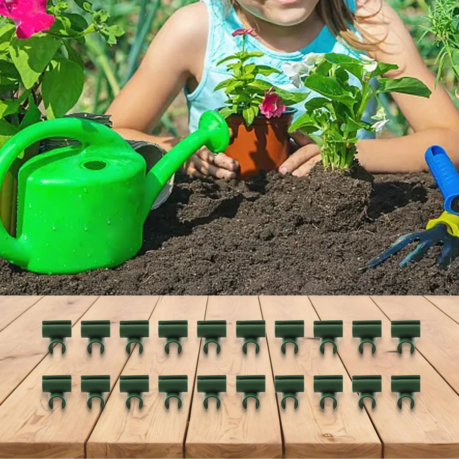 50pcs Green Connector Fruit Netting Orchard Greenhouse Bracket Green Fixing Clip Plant Grafting Bracket 360 Adjustment Bracket
50pcs Green Connector Fruit Netting Orchard Greenhouse Bracket Green Fixing Clip Plant Grafting Bracket 360 Adjustment Bracket