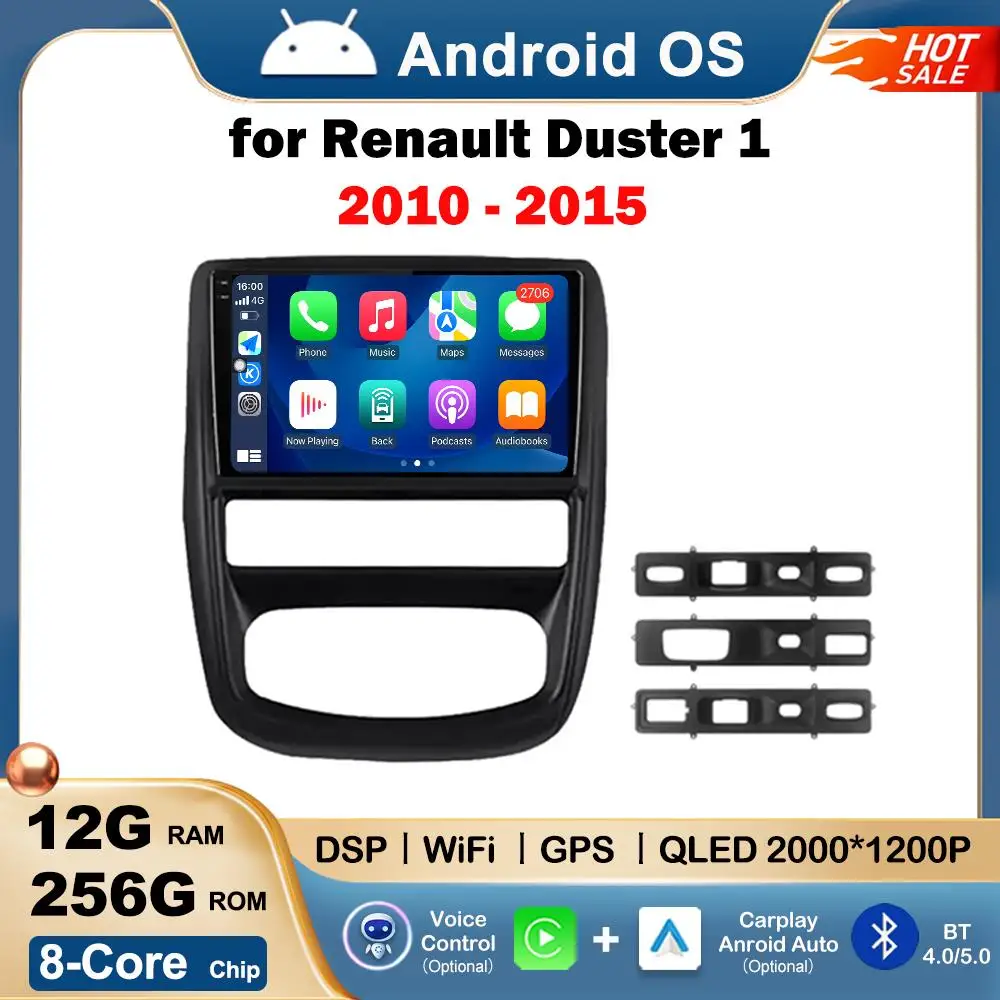 Android OS for Renault Duster 1 2010 - 2015 Car Radio Multimedia Video Player Wireless Carplay Autoraido Navigation GPS 4G+WIFI
Android OS for Renault Duster 1 2010 - 2015 Car Radio Multimedia Video Player Wireless Carplay Autoraido Navigation GPS 4G+WIFI