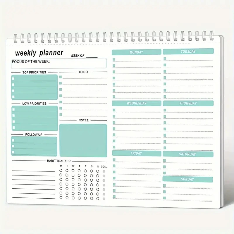 1pc Weekly Goals Schedule Planner To Do List Notebook Calendars Organize
1pc Weekly Goals Schedule Planner To Do List Notebook Calendars Organize