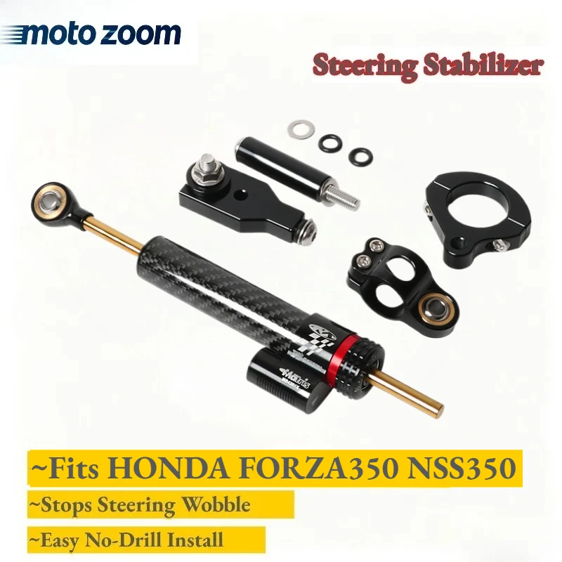 For HONDA FORZA 350 NSS350 2021 2022 2023 2024 2025 Accessories Steering Stabilizer Directional Damper Mounting Bracket
For HONDA FORZA 350 NSS350 2021 2022 2023 2024 2025 Accessories Steering Stabilizer Directional Damper Mounting Bracket