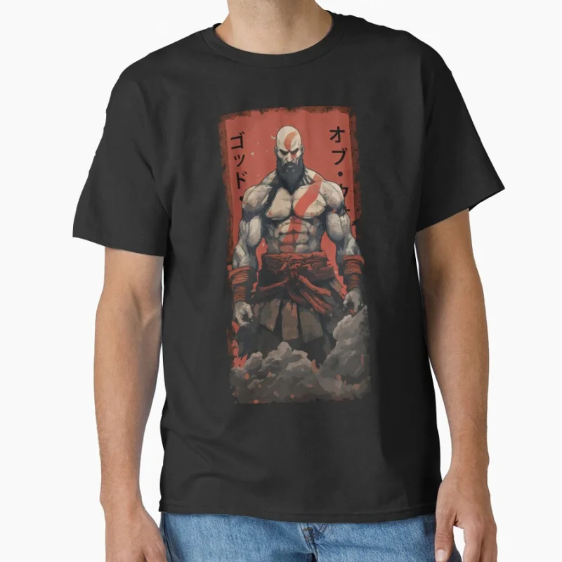 Kratos Ukiyo-e god of war 80s video game for gym lover Short-sleeve crewneck T-shirt men large size Adult Tops S-6xl
Kratos Ukiyo-e god of war 80s video game for gym lover Short-sleeve crewneck T-shirt men large size Adult Tops S-6xl