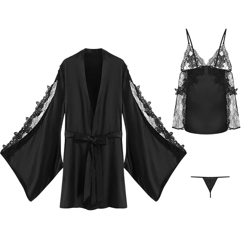 Нижнее белье, горячая перспектива, кружево, сексуальный глубокий V-образный вырез, соблазнительная ночная рубашка, халат, комплект домашней одежды Cw11710
Нижнее белье, горячая перспектива, кружево, сексуальный глубокий V-образный вырез, соблазнительная ночная рубашка, халат, комплект домашней одежды Cw11710