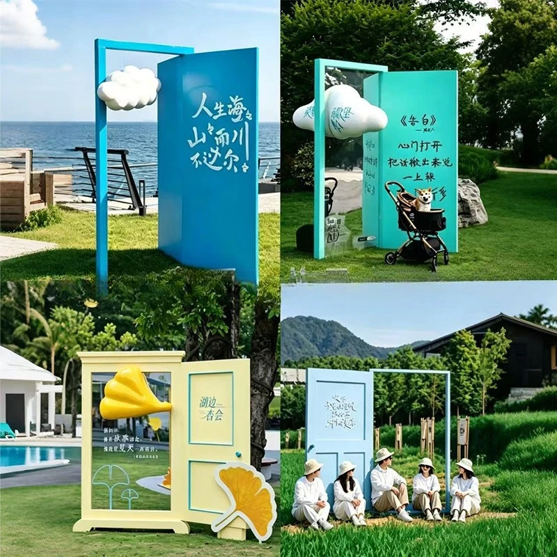 Meichen large decorative door frame color simulation arbitrary door decorative scenic outdoor camping beach photo props
Meichen large decorative door frame color simulation arbitrary door decorative scenic outdoor camping beach photo props