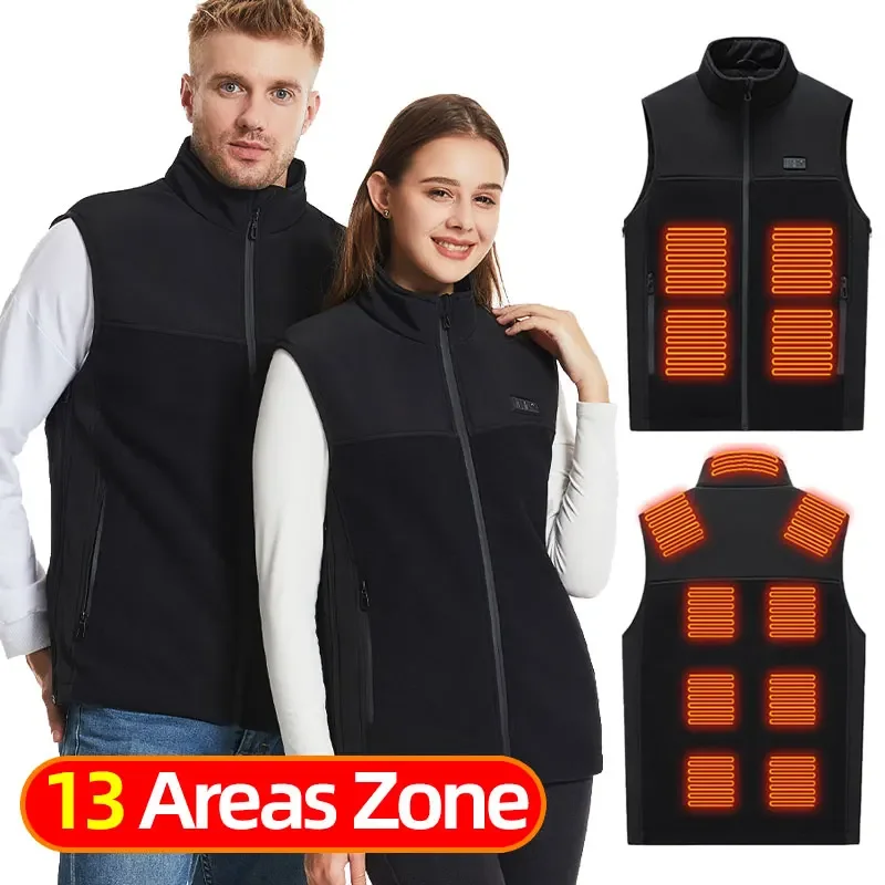 Fleece Heated Vest Men Usb Rechargeable Electric Self Heating Vest Women Warming Heated Jacket Outdoor Hunting Heating Clothing
Fleece Heated Vest Men Usb Rechargeable Electric Self Heating Vest Women Warming Heated Jacket Outdoor Hunting Heating Clothing