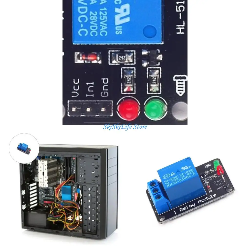 E65E 3.3V Relays Module With LED Light High Current Drive Fixed MounControl Board
E65E 3.3V Relays Module With LED Light High Current Drive Fixed MounControl Board