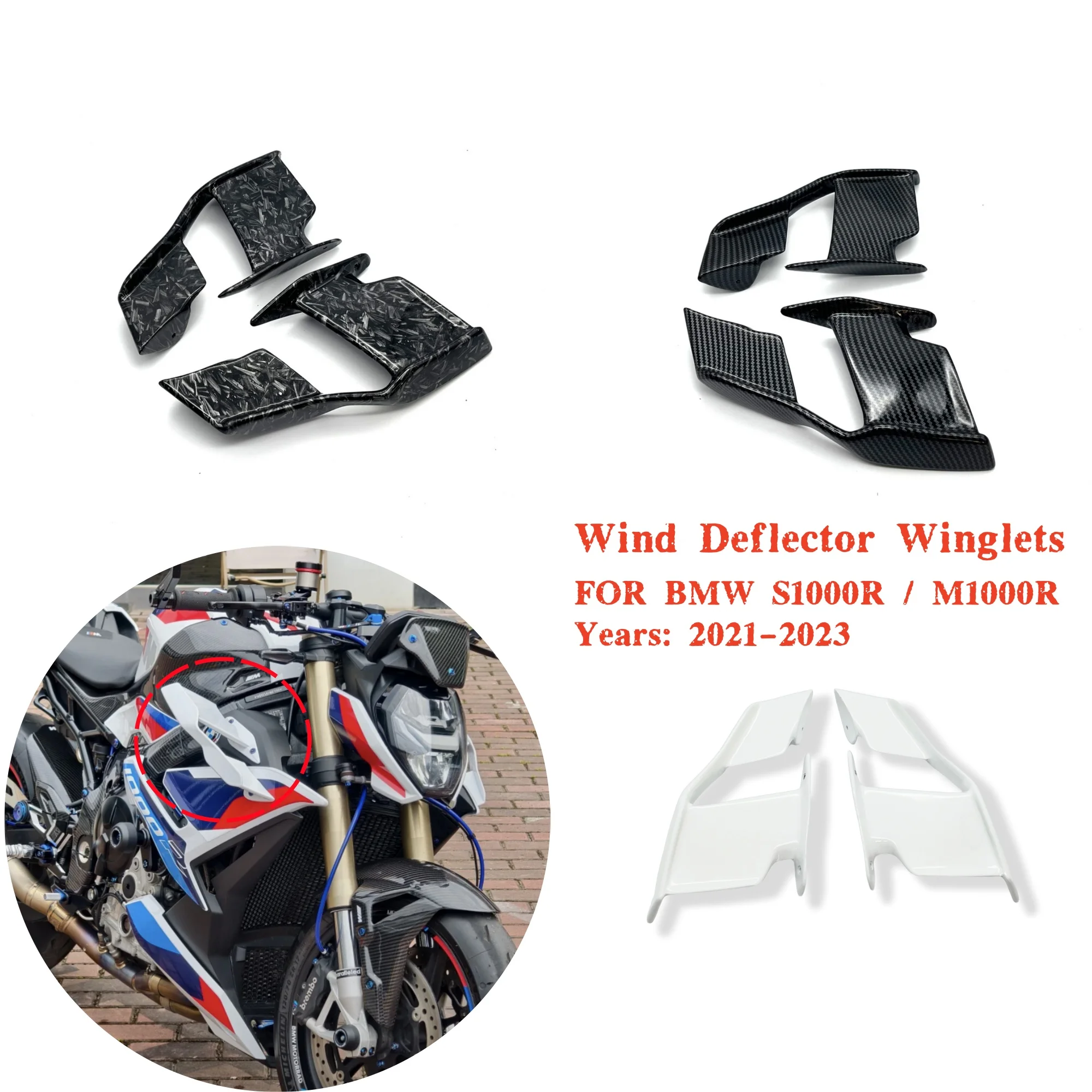 For BMW S1000R M1000R 2021 2022 2023 2024 S 1000 R Motorcycle Wind Wing Fairing Front Aerodynamic Spoiler Brand New
For BMW S1000R M1000R 2021 2022 2023 2024 S 1000 R Motorcycle Wind Wing Fairing Front Aerodynamic Spoiler Brand New