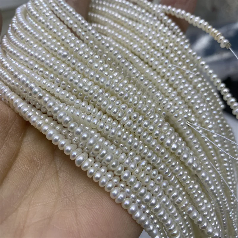 Natural Freshwater Pearl2-3mmHigh Gloss White Four-Sided Flat Pearl Necklace Collarbone Chain Semi-Finished Productdiy
Natural Freshwater Pearl2-3mmHigh Gloss White Four-Sided Flat Pearl Necklace Collarbone Chain Semi-Finished Productdiy