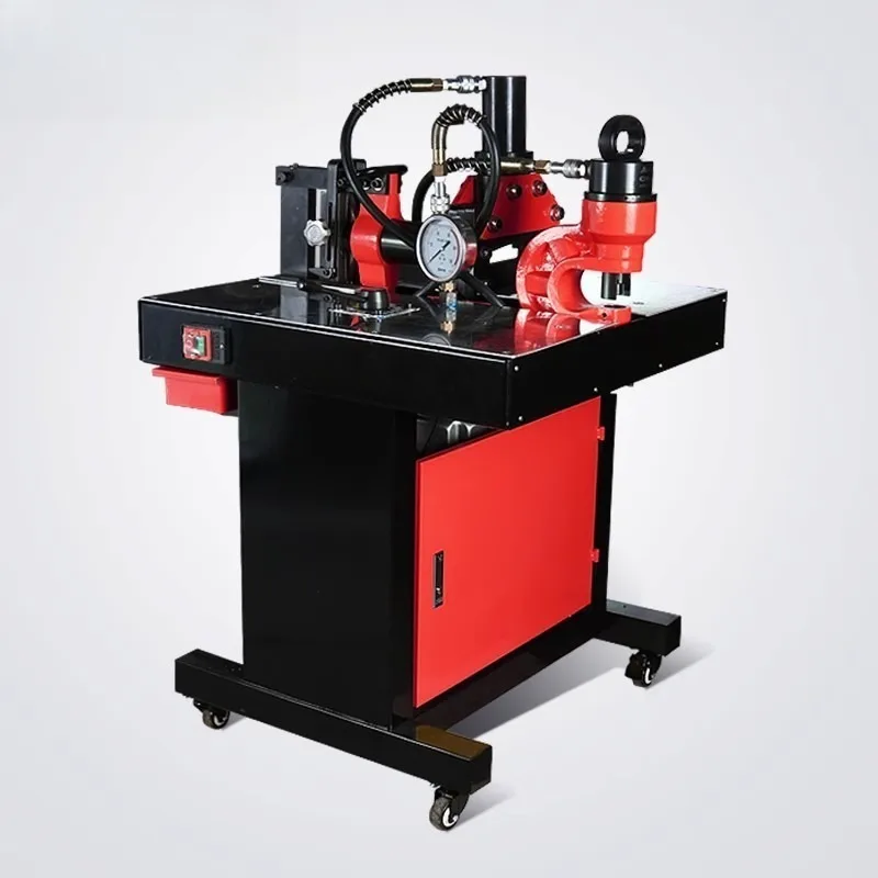 Three-in-one copper bar processing machine DHY-150D hydraulic busbar processing machine combined busbar copper plate
Three-in-one copper bar processing machine DHY-150D hydraulic busbar processing machine combined busbar copper plate