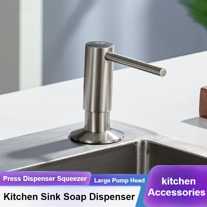 Soap Dispenser Kitchen Easy Installation Sink Liquid Soap Dispenser Kitchen Accessories Bathroom Dispenser with Bottle
Soap Dispenser Kitchen Easy Installation Sink Liquid Soap Dispenser Kitchen Accessories Bathroom Dispenser with Bottle
