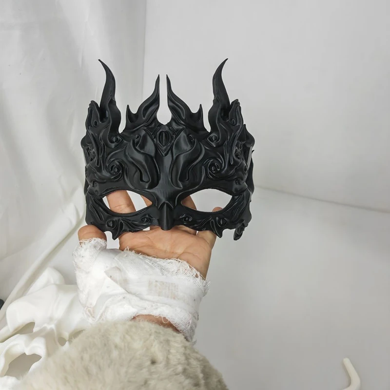 Chinese Style Qilin Half Face Mask Vintage Carved Dragon Beast Halloween Cosplay Party Masquerade Costume Accessory Decor Mask
Chinese Style Qilin Half Face Mask Vintage Carved Dragon Beast Halloween Cosplay Party Masquerade Costume Accessory Decor Mask