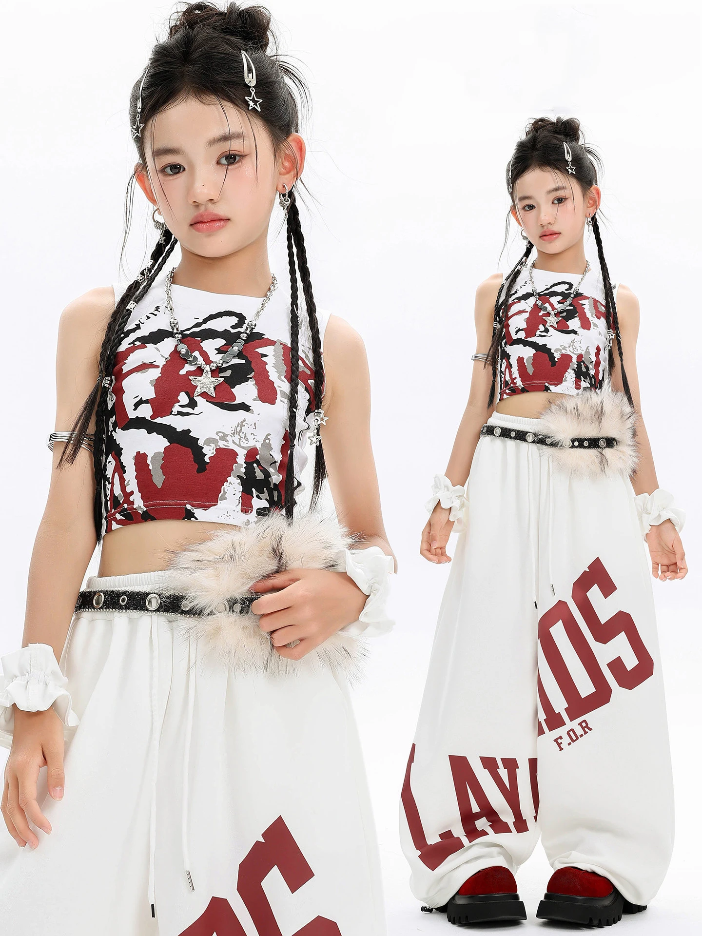 Kids Street Wear Girls Jazz Dance Costume Children'S Ballroom Dance Performance Suit K-pop Outfits Hip Hop Clothing XS11310
Kids Street Wear Girls Jazz Dance Costume Children'S Ballroom Dance Performance Suit K-pop Outfits Hip Hop Clothing XS11310