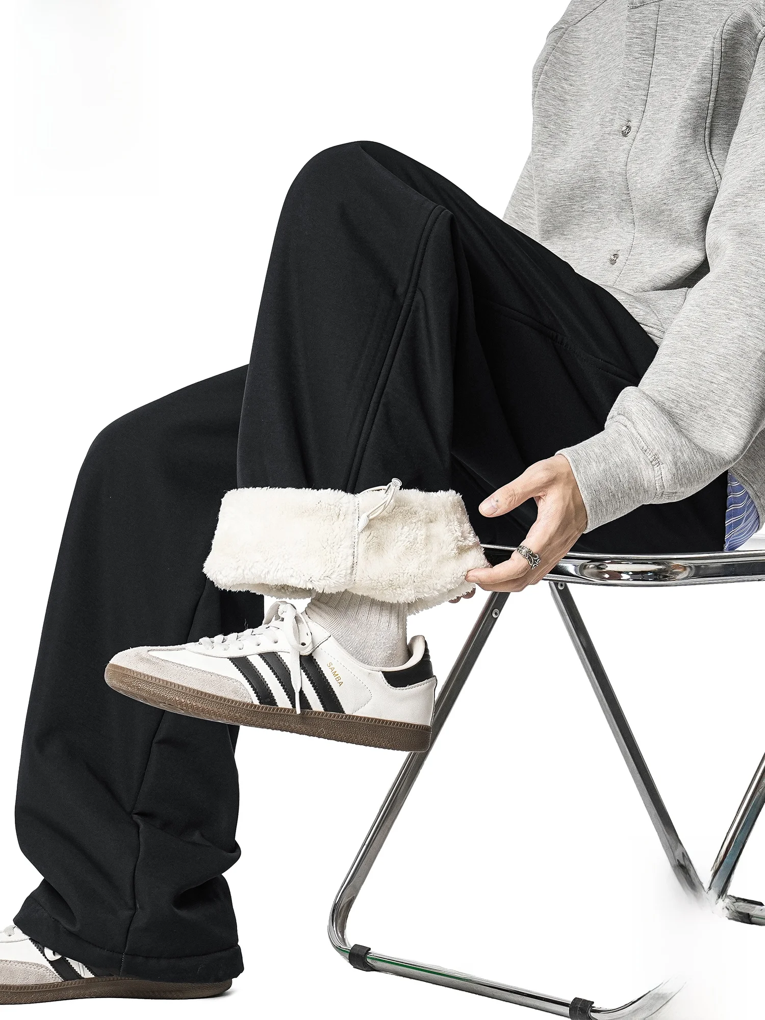 PaulFrank Thiened Fce Casual Men's Straight Leg Pants Warm Leisure Sweatpants Spring 2026 mid Waist Zipper ket
PaulFrank Thiened Fce Casual Men's Straight Leg Pants Warm Leisure Sweatpants Spring 2026 mid Waist Zipper ket