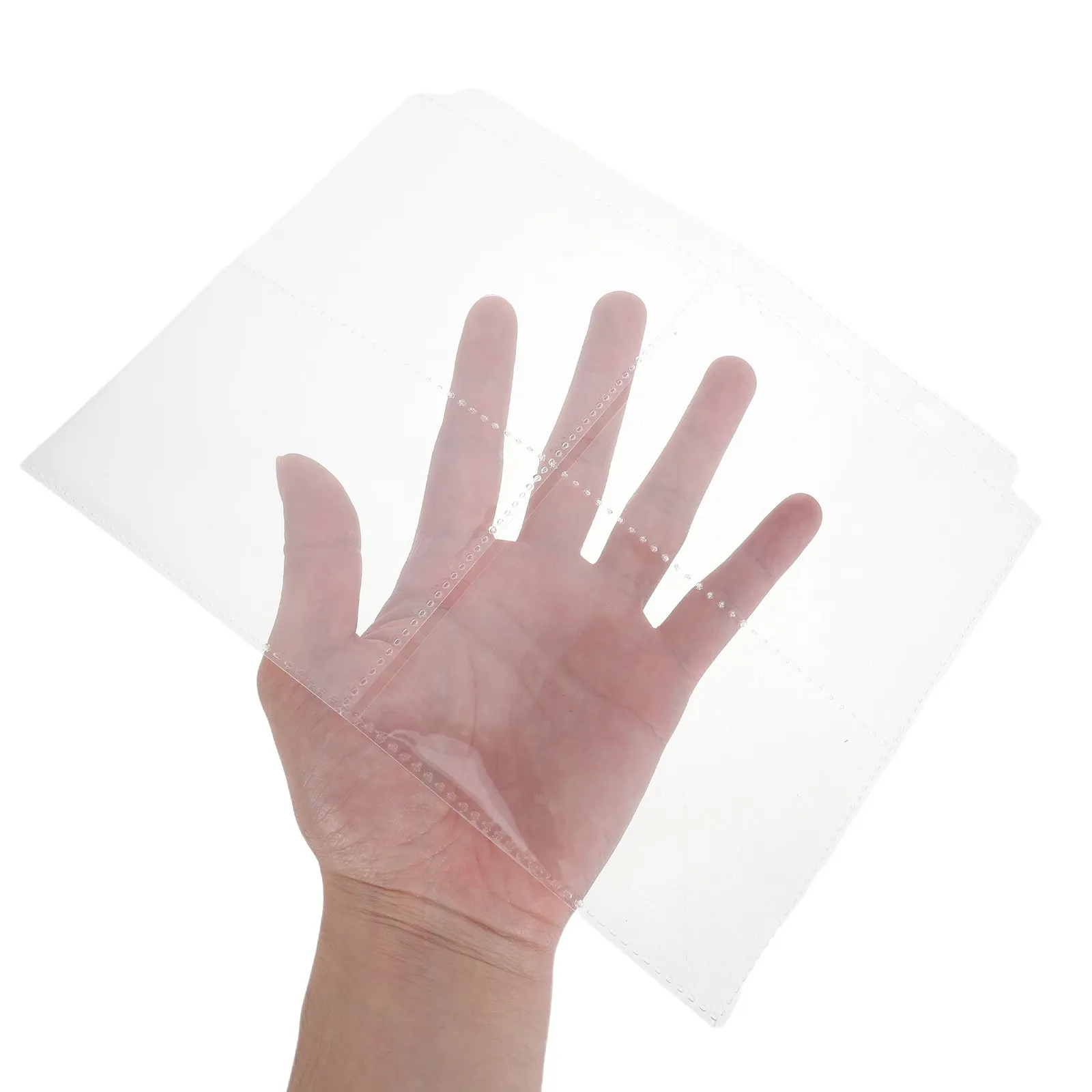 10Pcs Photo Album Refill Pages A5 Clear Binder Plastic Sleeves Heavy Duty 7 Ring Binder Photo Protector Sheets for Family
10Pcs Photo Album Refill Pages A5 Clear Binder Plastic Sleeves Heavy Duty 7 Ring Binder Photo Protector Sheets for Family