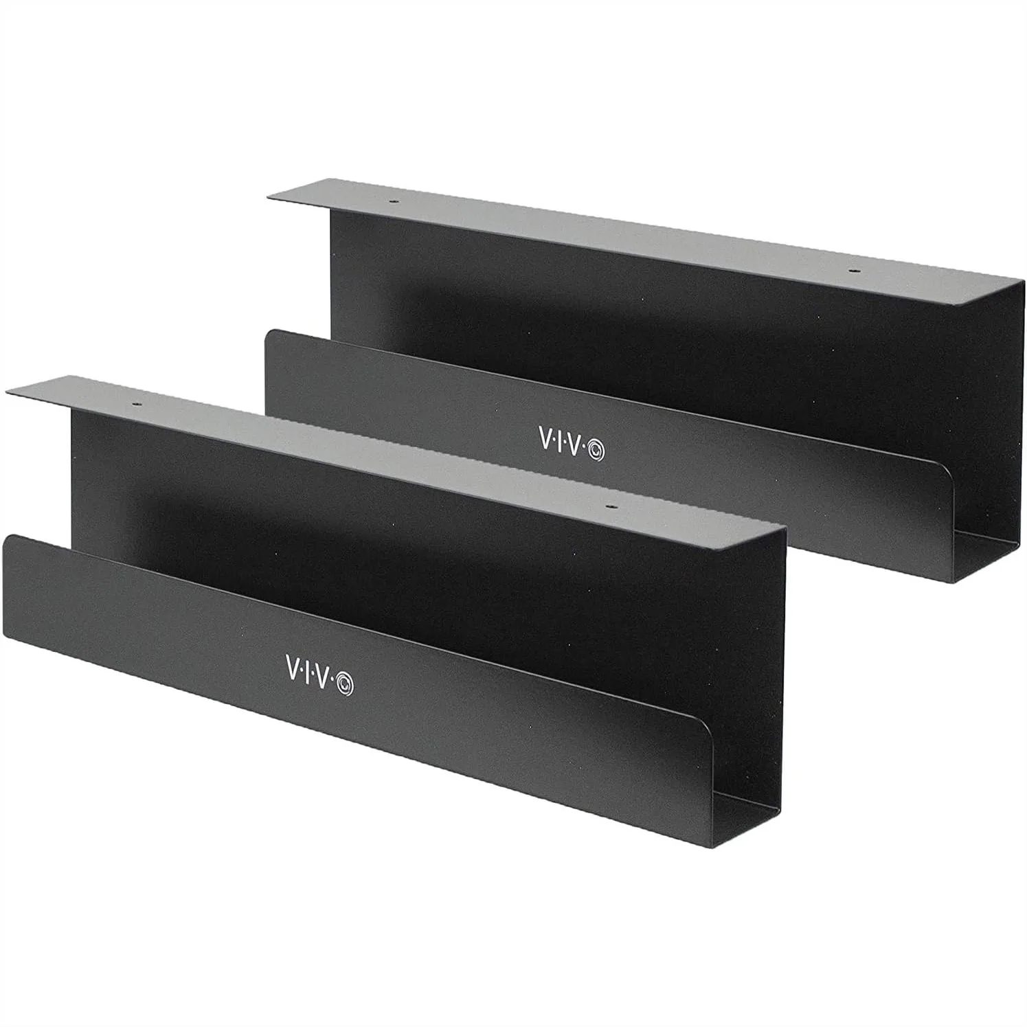 Cable Management Trays Under Desk, 17 inch Power Strip Holder, Cord Organizer for Office Home, Black 2 Pack
Cable Management Trays Under Desk, 17 inch Power Strip Holder, Cord Organizer for Office Home, Black 2 Pack