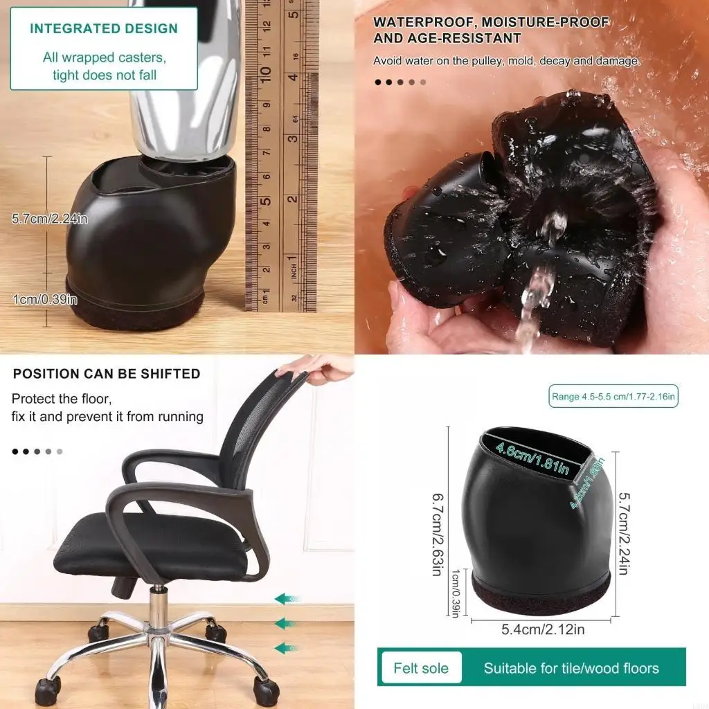 10pcs Chair Foot Covers Office Chair Rollers Fixer for Office Use Protect floor From Damage & Ensure Quiet Mobilities
10pcs Chair Foot Covers Office Chair Rollers Fixer for Office Use Protect floor From Damage & Ensure Quiet Mobilities