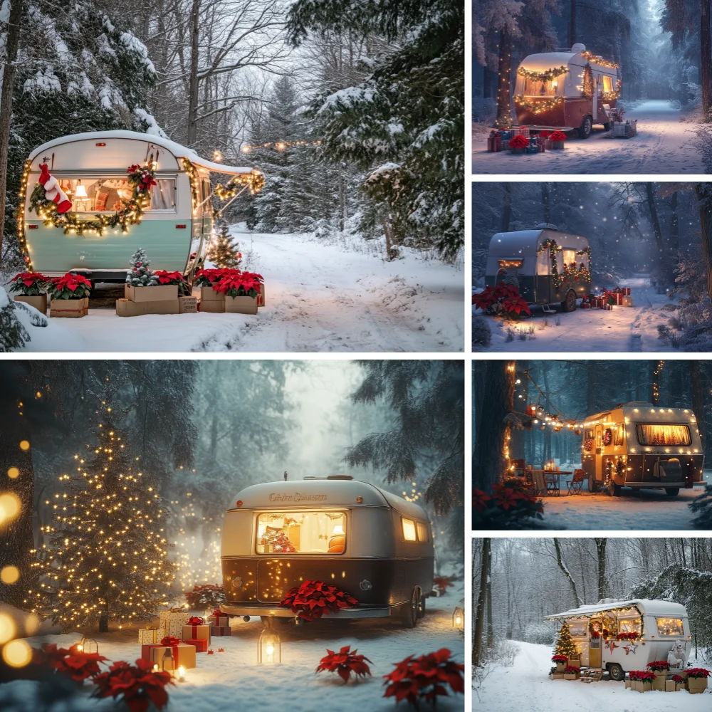 Christmas Bus Camper Photography Backgrounds Snow Forest Landscapes Twinkling Lights Gifts Holiday Decoration Kid Party Backdrop
Christmas Bus Camper Photography Backgrounds Snow Forest Landscapes Twinkling Lights Gifts Holiday Decoration Kid Party Backdrop