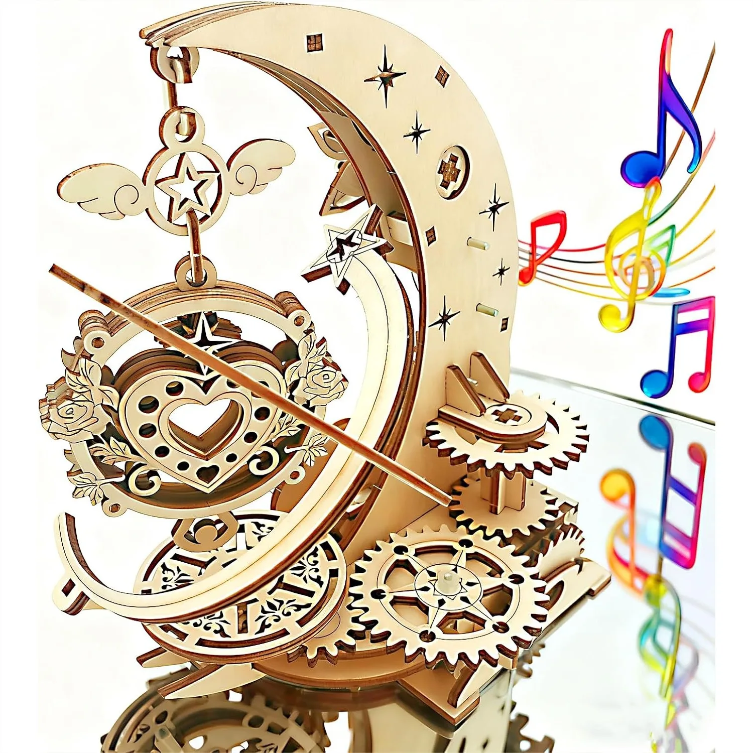 3D Wooden Puzzles for Adults Teens DIY Music Box Model Kit Mechanical Engineering Building Toys Birthday Gift
3D Wooden Puzzles for Adults Teens DIY Music Box Model Kit Mechanical Engineering Building Toys Birthday Gift