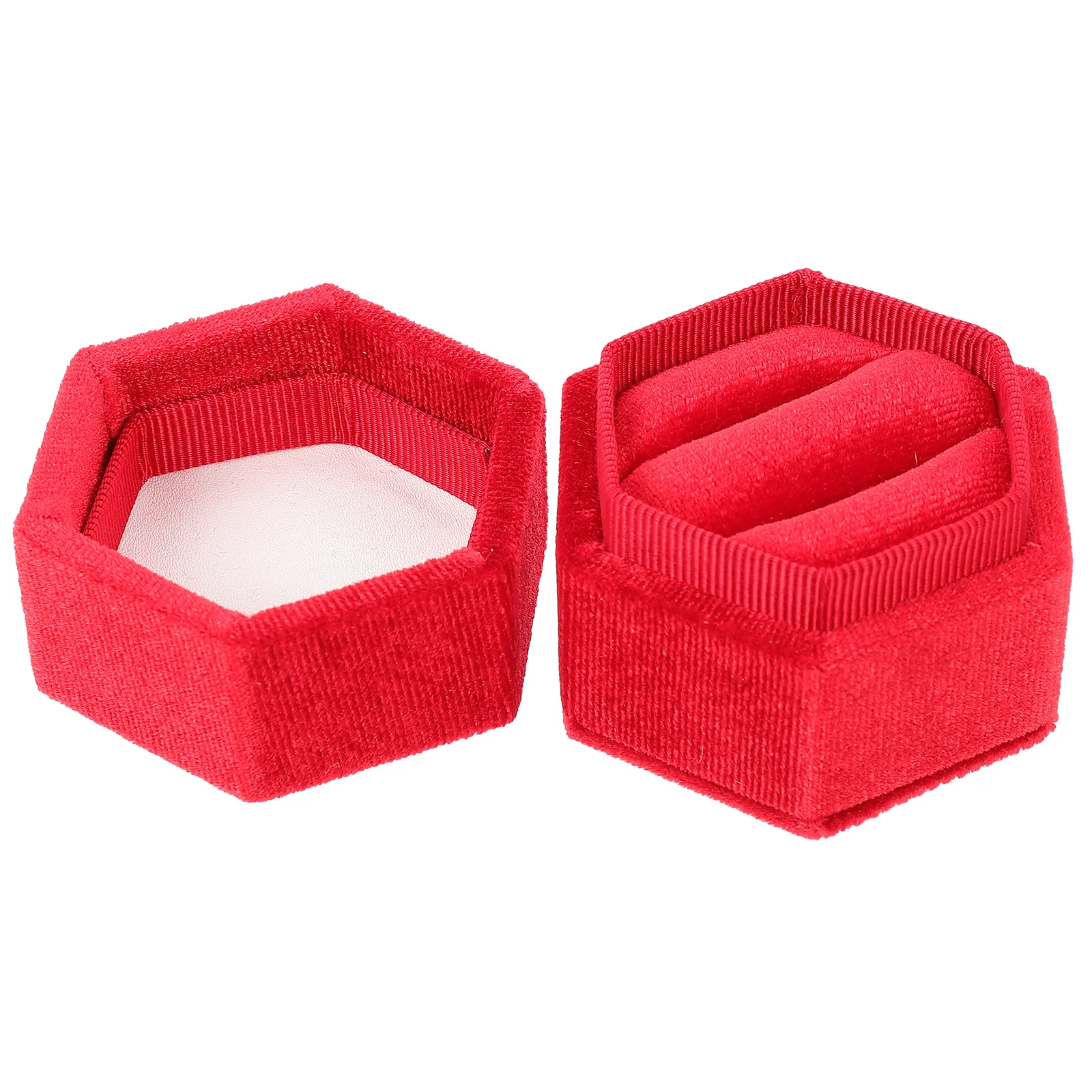 Hexagon Jewelry Portable Ring Box Velour Portable Wedding Holder Corduroy Case Ring Box Romantic Valentine Gift Container
Hexagon Jewelry Portable Ring Box Velour Portable Wedding Holder Corduroy Case Ring Box Romantic Valentine Gift Container