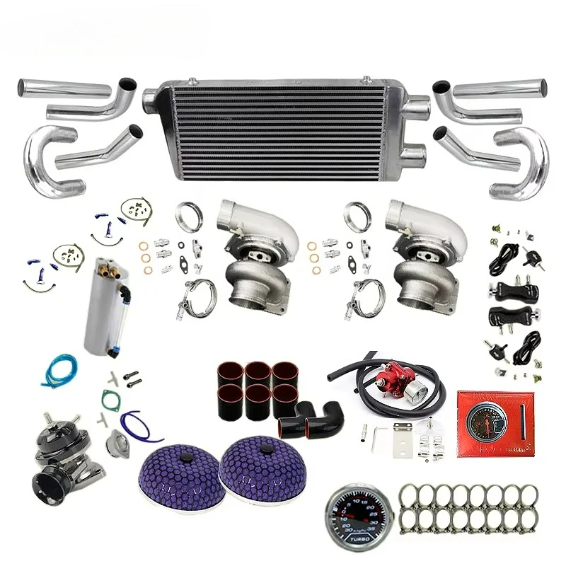 Universal GEN II GTX3582 Twin Ball Bearing Turbo Kits Fit for Big Block
Universal GEN II GTX3582 Twin Ball Bearing Turbo Kits Fit for Big Block