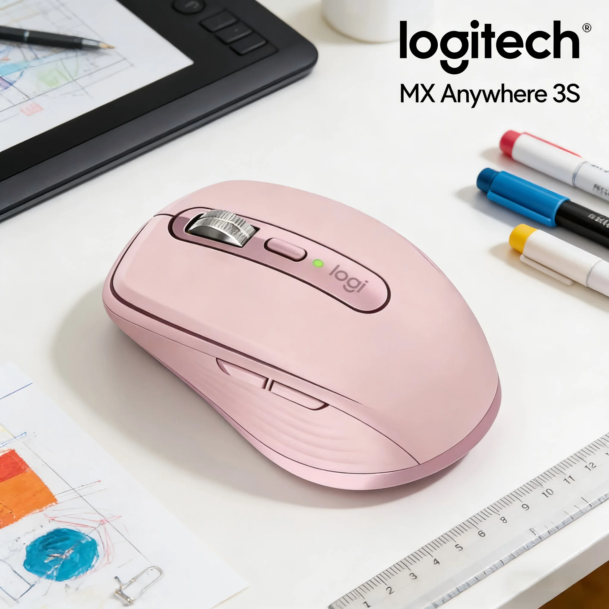 Беспроводная Bluetooth-мышь Logitech MX Anywhere 3S, легкая портативная, с длинной батареей, компактная для бизнеса
Беспроводная Bluetooth-мышь Logitech MX Anywhere 3S, легкая портативная, с длинной батареей, компактная для бизнеса