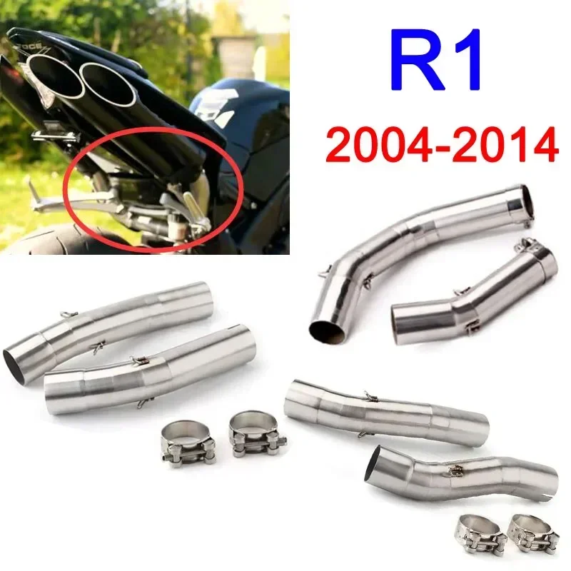 Slip-on Exhaust For Yamaha YZF-R1 2004 2005 2006 2007 2008 2009 2010 2011 2012 2013 2014 Motorcycle Exhaust Middle Link Pip
Slip-on Exhaust For Yamaha YZF-R1 2004 2005 2006 2007 2008 2009 2010 2011 2012 2013 2014 Motorcycle Exhaust Middle Link Pip