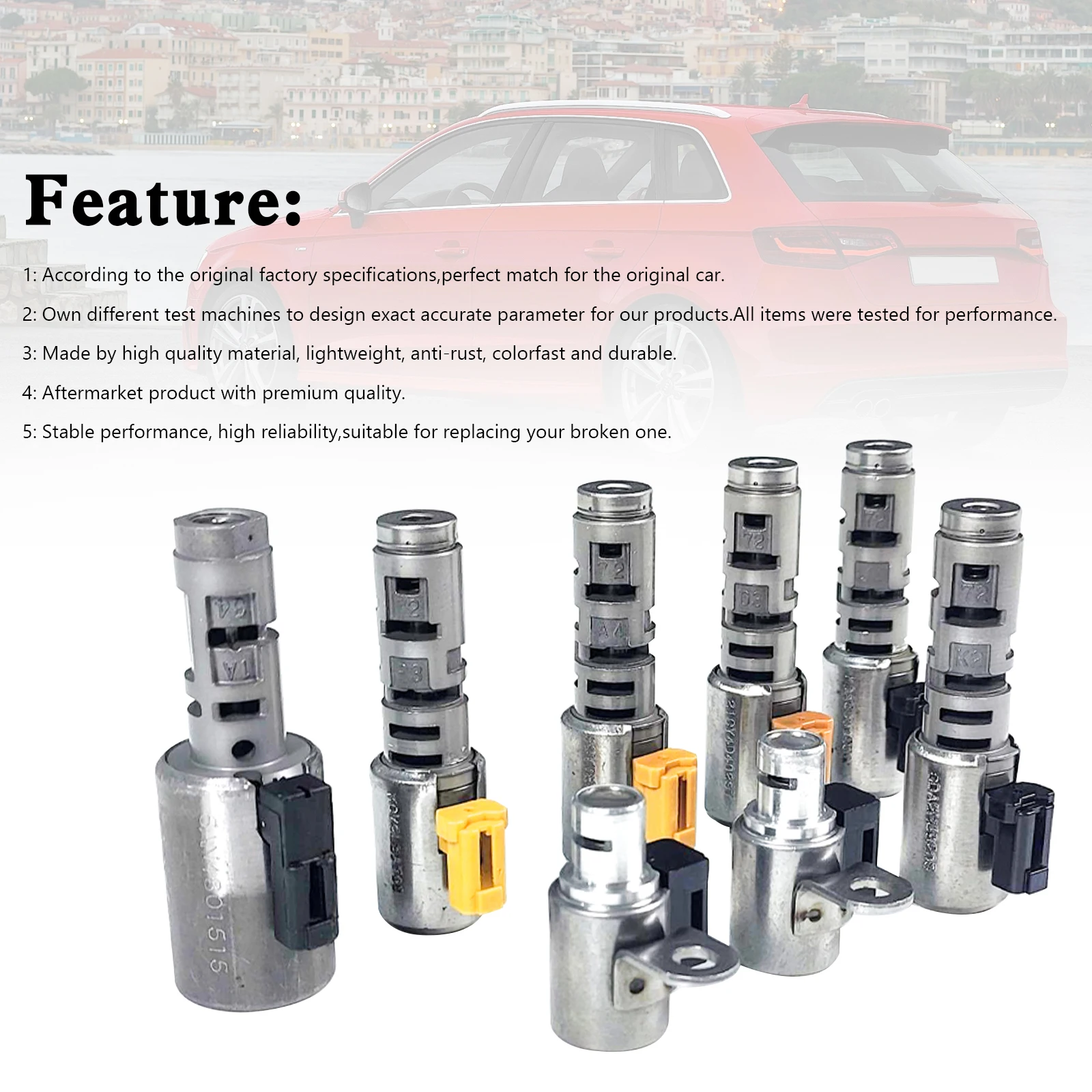 TF60SN 09G Transmission Solenoid Kit Small Valve 8PCS 1298152 for VW AUDI
TF60SN 09G Transmission Solenoid Kit Small Valve 8PCS 1298152 for VW AUDI