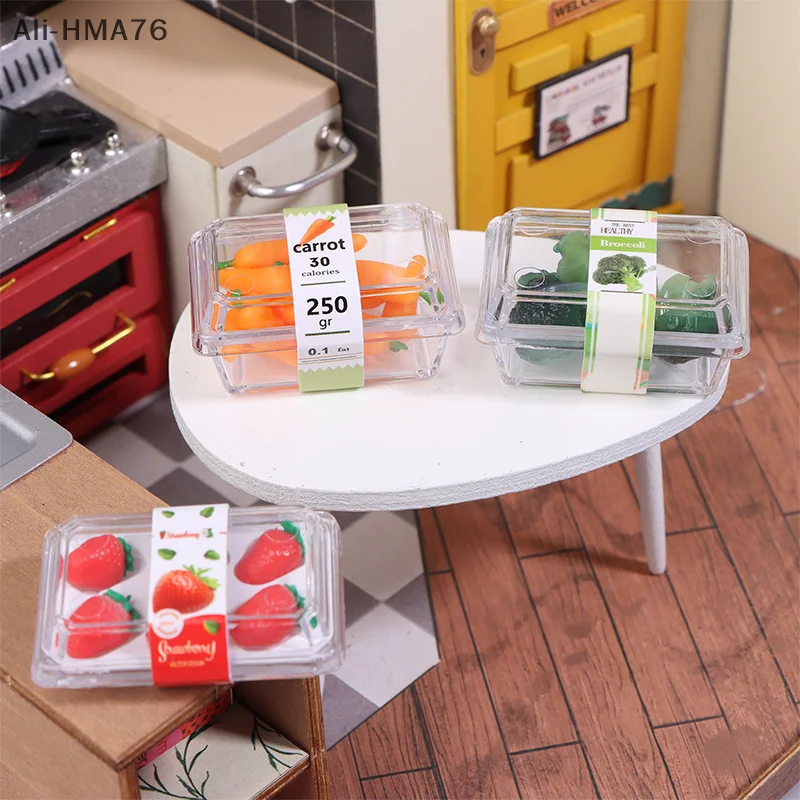 HMA76-1/12 Dollhouse Mini Supermarket Vegetable Fruit Model With Clear Box Dollhouse Food Decoration Dolls House Accessories
HMA76-1/12 Dollhouse Mini Supermarket Vegetable Fruit Model With Clear Box Dollhouse Food Decoration Dolls House Accessories